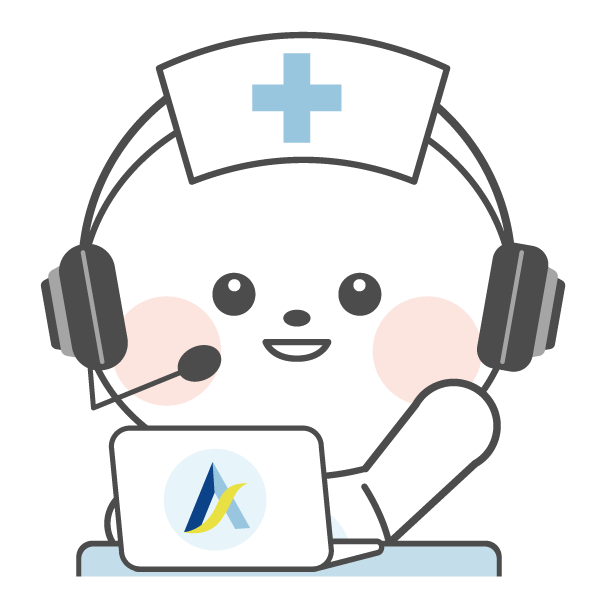 相談を受けるエールちゃん